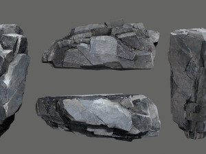 Cliff rocks 3Dモデル