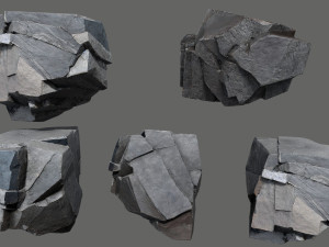 Cliff rocks 3Dモデル