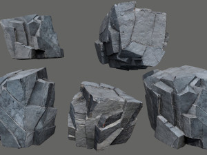 Cliff rocks 3Dモデル