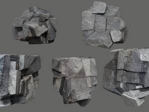 Cliff rocks 3Dモデル