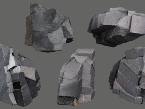 Cliff rocks 3Dモデル