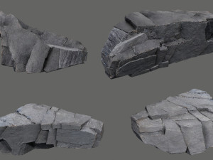 Cliff rocks 3Dモデル