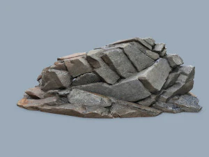 Cliff rocks 3D Model
