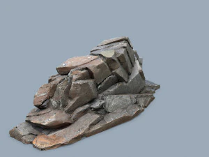 Cliff rocks 3D Model