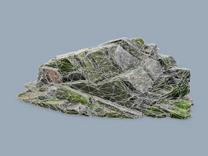 Mossy rocks 3D Model