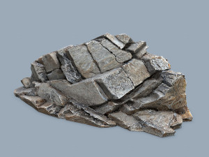 Cliff rocks 3D Model