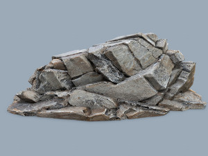 Cliff rocks 3D Model