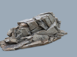 Cliff rocks 3D Model
