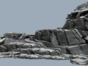 U&ccedil;urum kayaları 3D Model