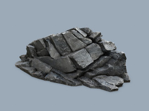Cliff rocks Model 3D