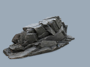 Cliff rocks Model 3D