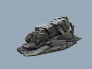 Cliff rocks Model 3D