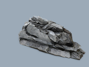 Cliff rocks Model 3D