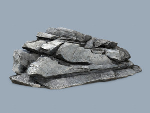 Cliff rocks Model 3D