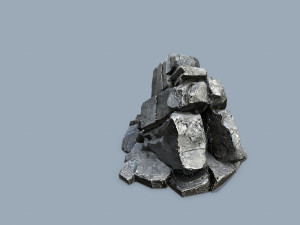 Cliff rocks Model 3D