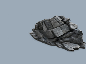 Cliff rocks Model 3D