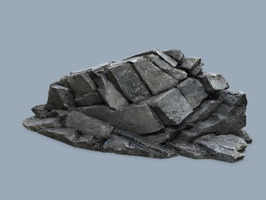 Cliff rocks Model 3D
