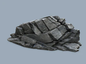 Cliff rocks 3D Model