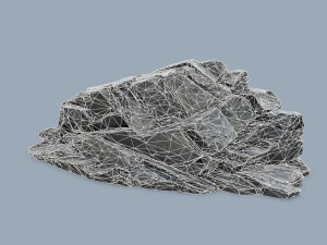 Cliff rocks Model 3D
