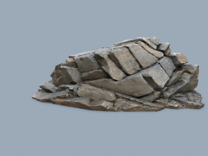 Desert rocks Model 3D