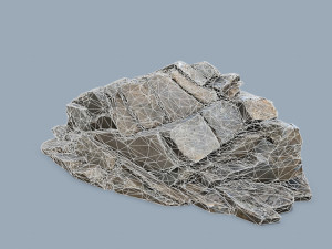 Desert rocks Model 3D