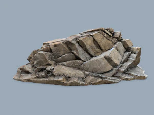 Desert rocks 3D Model