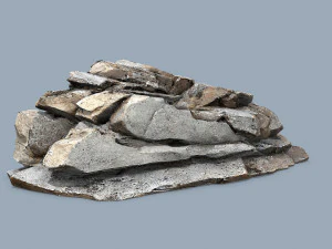Desert rocks 3D Model