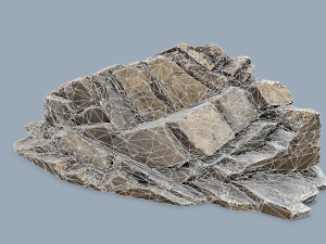 Desert rocks 3D मॉडल