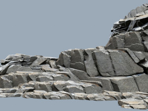 Cliff rocks 3D Model