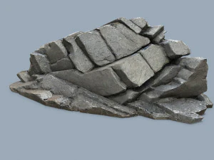 Cliff rocks 3D Model