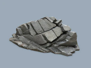 Cliff rocks 3D Model