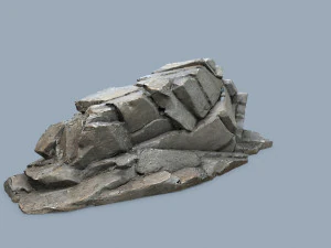 Cliff rocks 3D Model