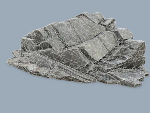 Cliff rocks 3D Model