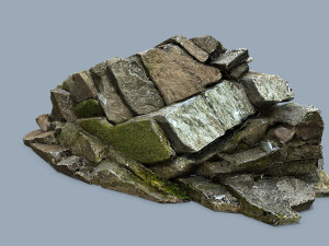 Forest rocks Modelo 3D