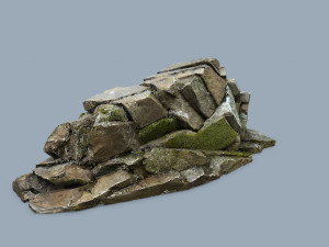 Forest rocks Modelo 3D