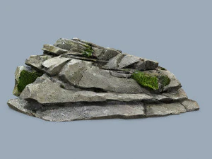 Forest rocks 3D Model