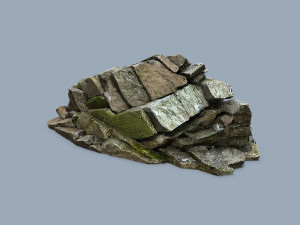 Forest rocks Modelo 3D