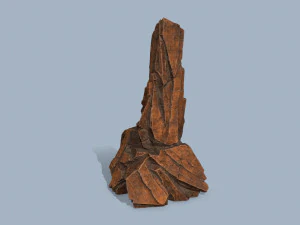 Woestijn rotsen 3D Model