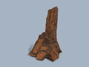 Woestijn rotsen 3D Model