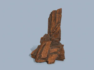 Woestijn rotsen 3D Model