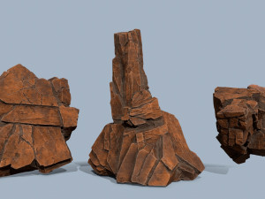 Desert rocks 3D Модель