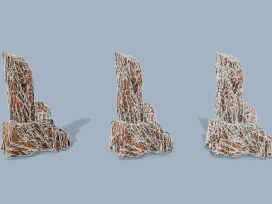 Woestijn rotsen 3D Model