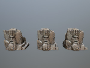 Face of the mountain 3D Модель