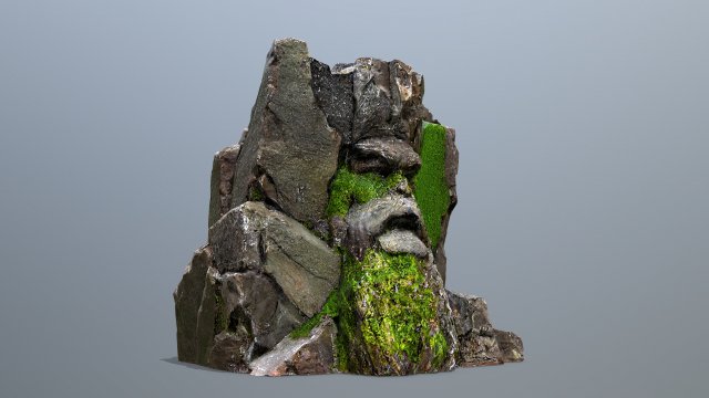 Face of the mountain Modelo 3D .c4d .max .obj .3ds .fbx .stl .blend 
