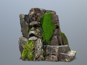 Face of the mountain Modelo 3D