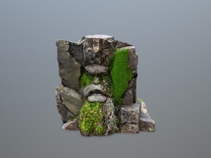 Face of the mountain Modelo 3D