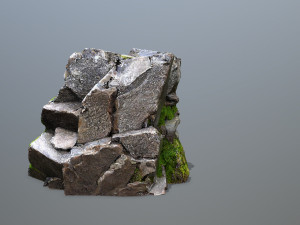 Face of the mountain Modelo 3D