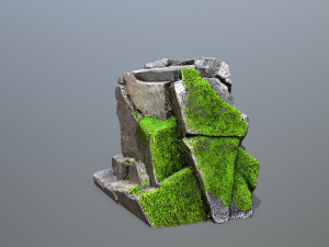 Face of the mountain Modelo 3D