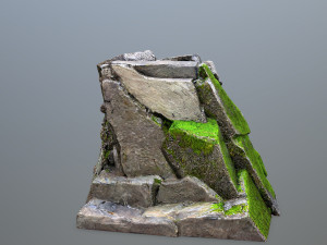 Face of the mountain Modelo 3D