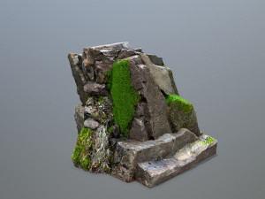 Face of the mountain Modelo 3D